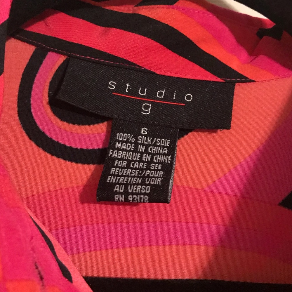 Bright Colored Button Up - Picture 4 of 5